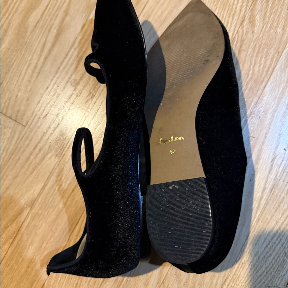 Boden Black Velvet Women Shoes